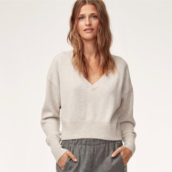 Aritzia Babaton | Ollie cropped merino wool sweater - Picture 7 of 7